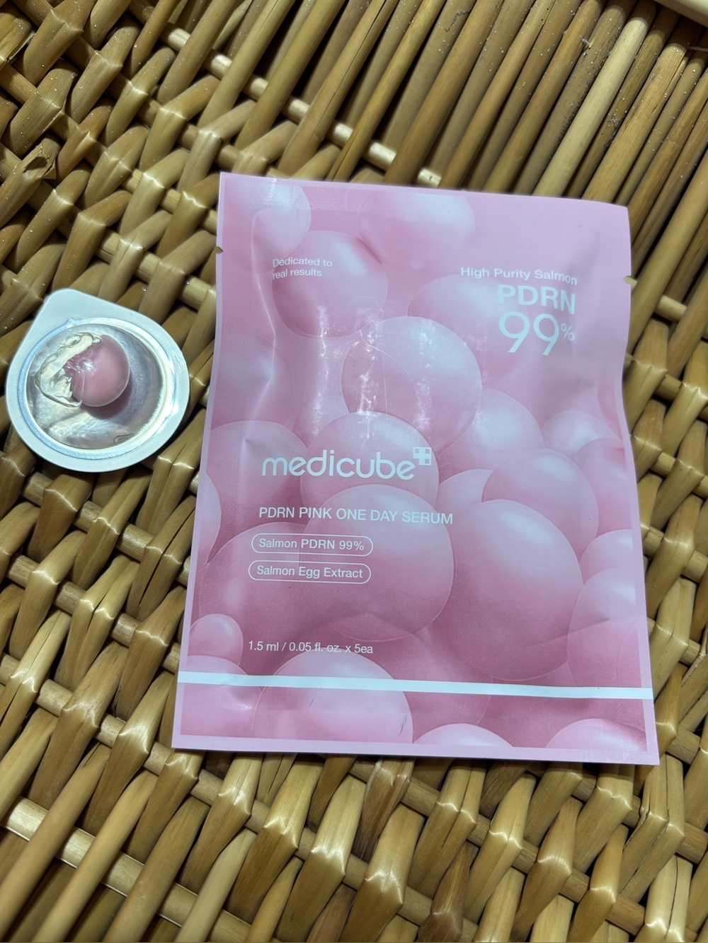 Medicube PDRN Pink One Day Serum & Medicube PDRN Pink Collagen Capsule Cream
